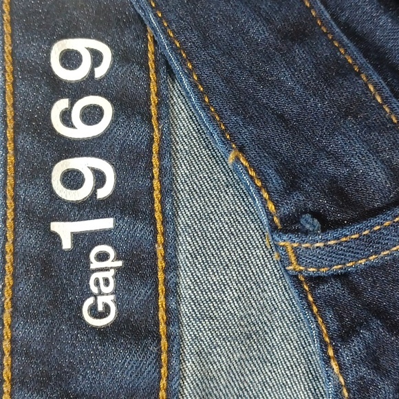 Gap 1969 size 29s Curvy Dark Blue Denim Jeans Pants - Picture 3 of 9